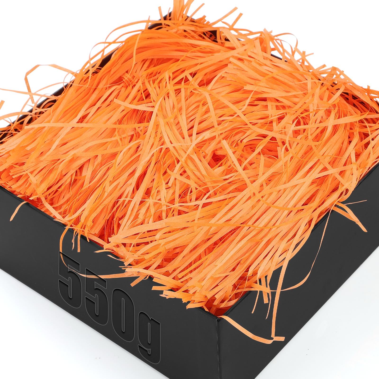 TXXATX 550g Orange Shredded Tissue Paper for Gift Boxes Hamper Filling