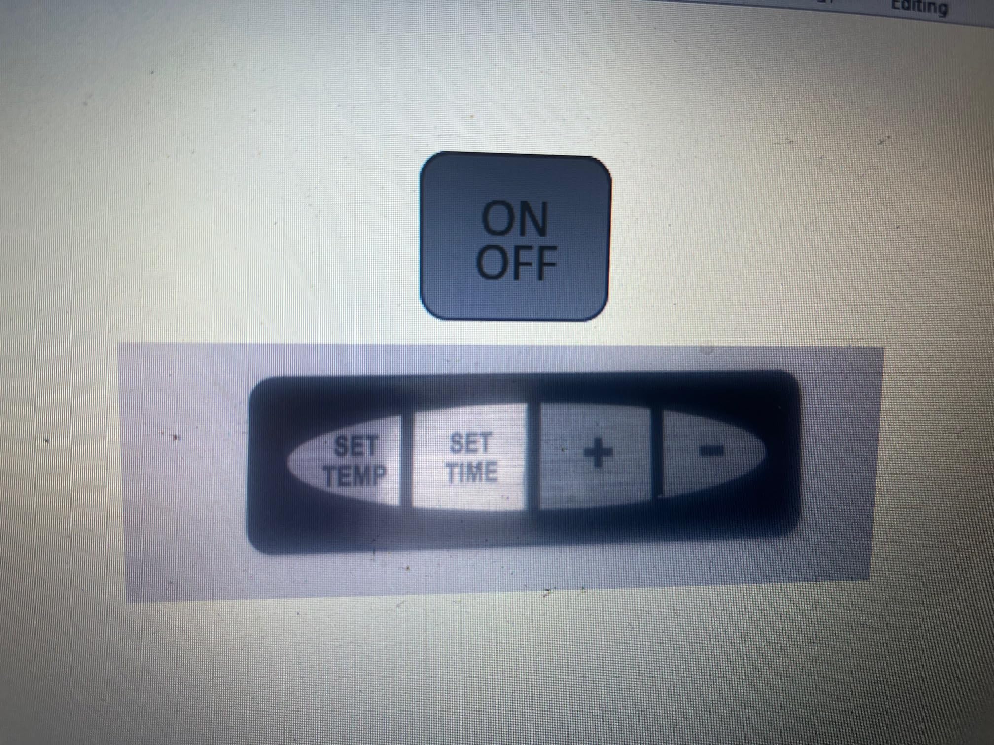 NEW LABEL/OVERLAY BY INSYNC ENGINEERING: COMPATIBLE WITH MASTERBUILT CONTROL PANEL 9007140017 OVERLAY THAT DELAMINATES