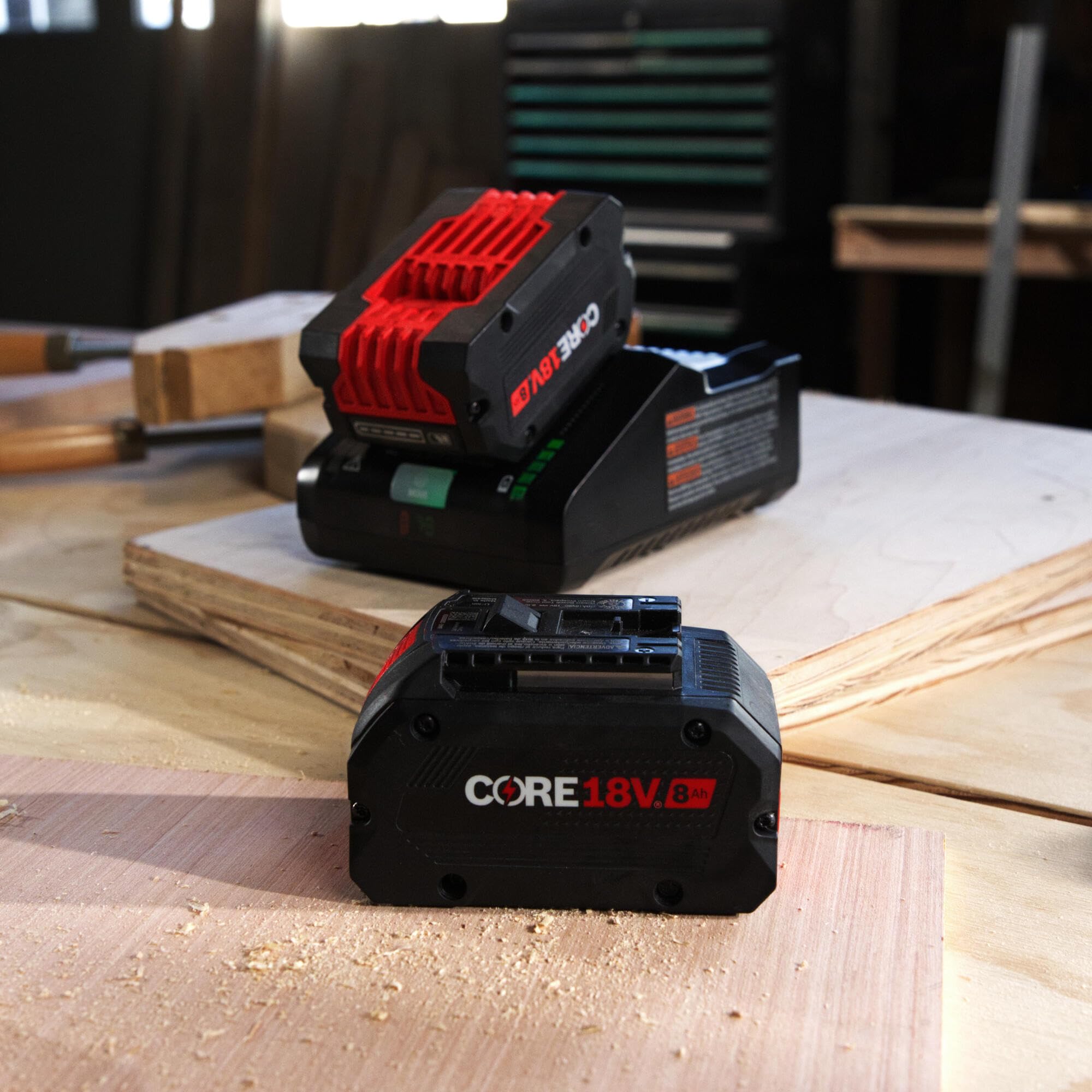 BOSCH GAL18V-160 18V Lithium-Ion 16 Amp Turbo Charger with Power Boost™ Compatible with CORE18V® Batteries