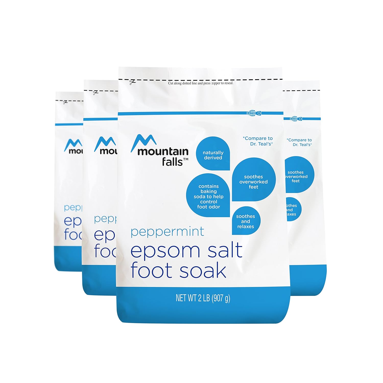 Mountain Falls Epsom Salt Foot Soak with Baking Soda to