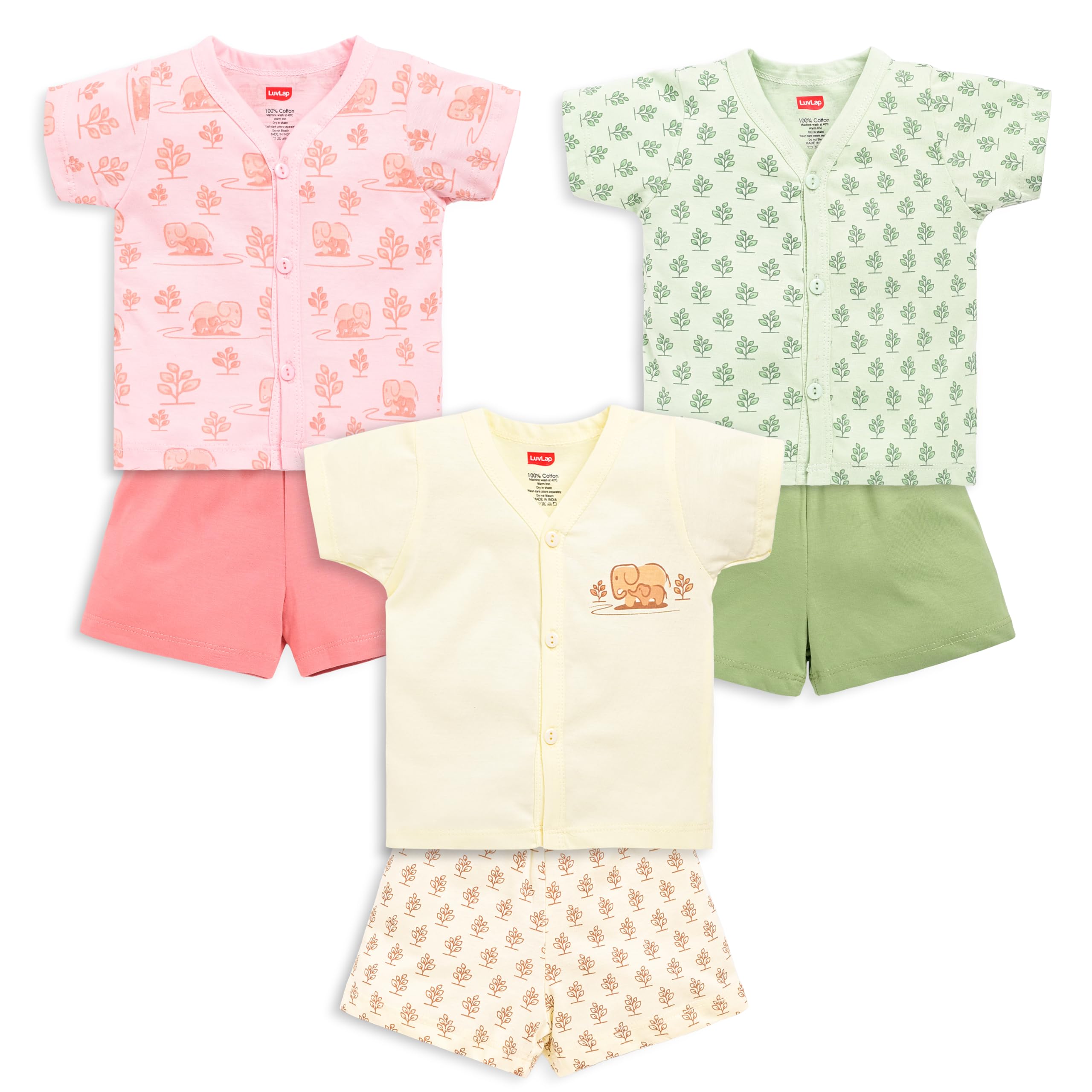 Unisex-Adult Cotton Printed Co-Ord Set