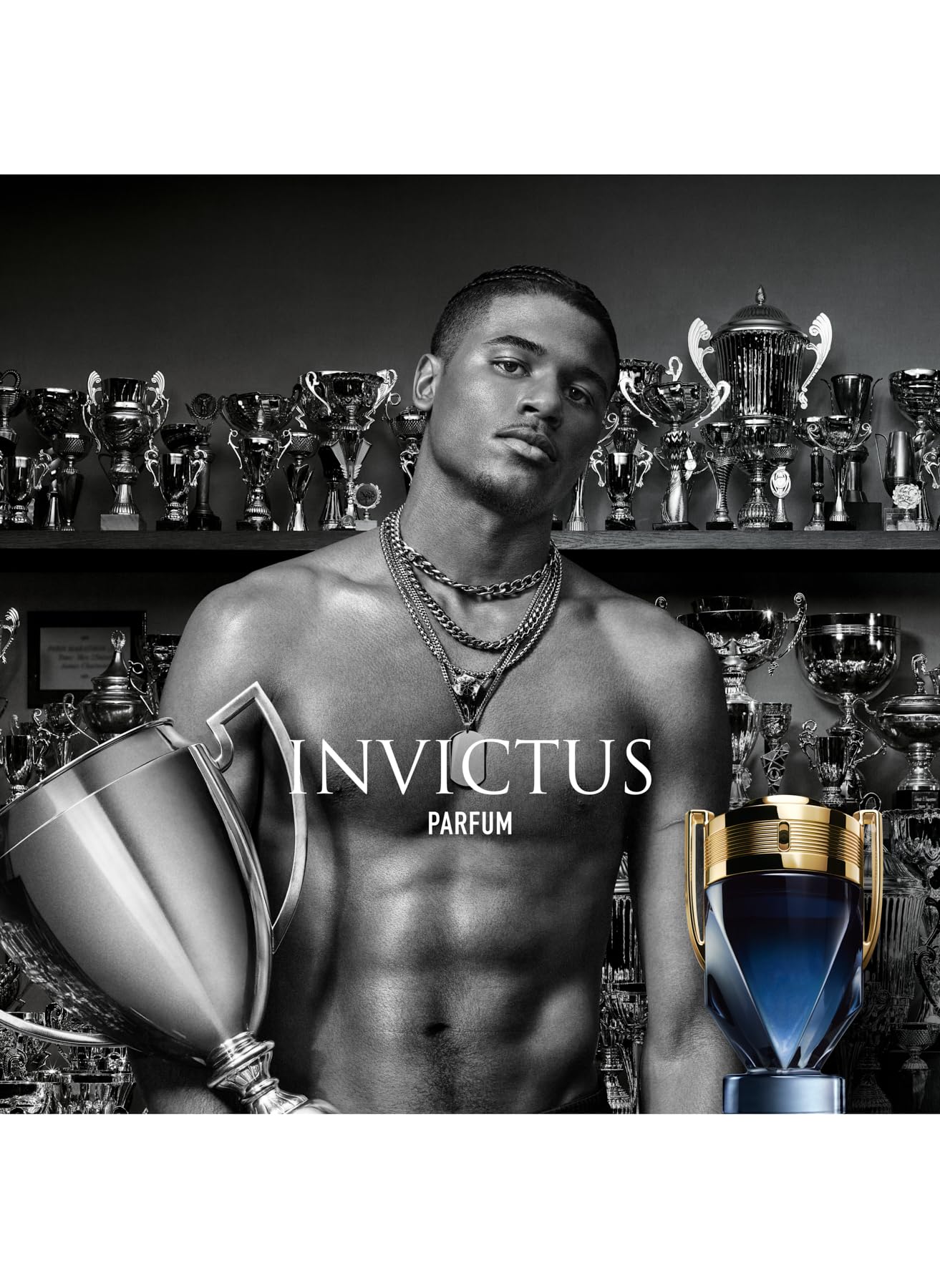 Invictus by Paco Rabanne for Men - 3.4 oz Parfum Spray
