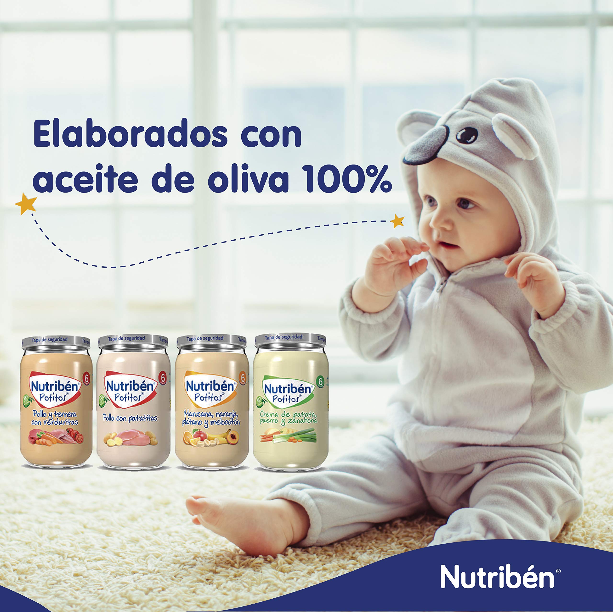 Nutribén Potitos Pollo con Arroz - 200 gr