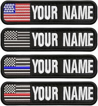 Customized Name Patches, Embroidered Military Tactical Name Tag
