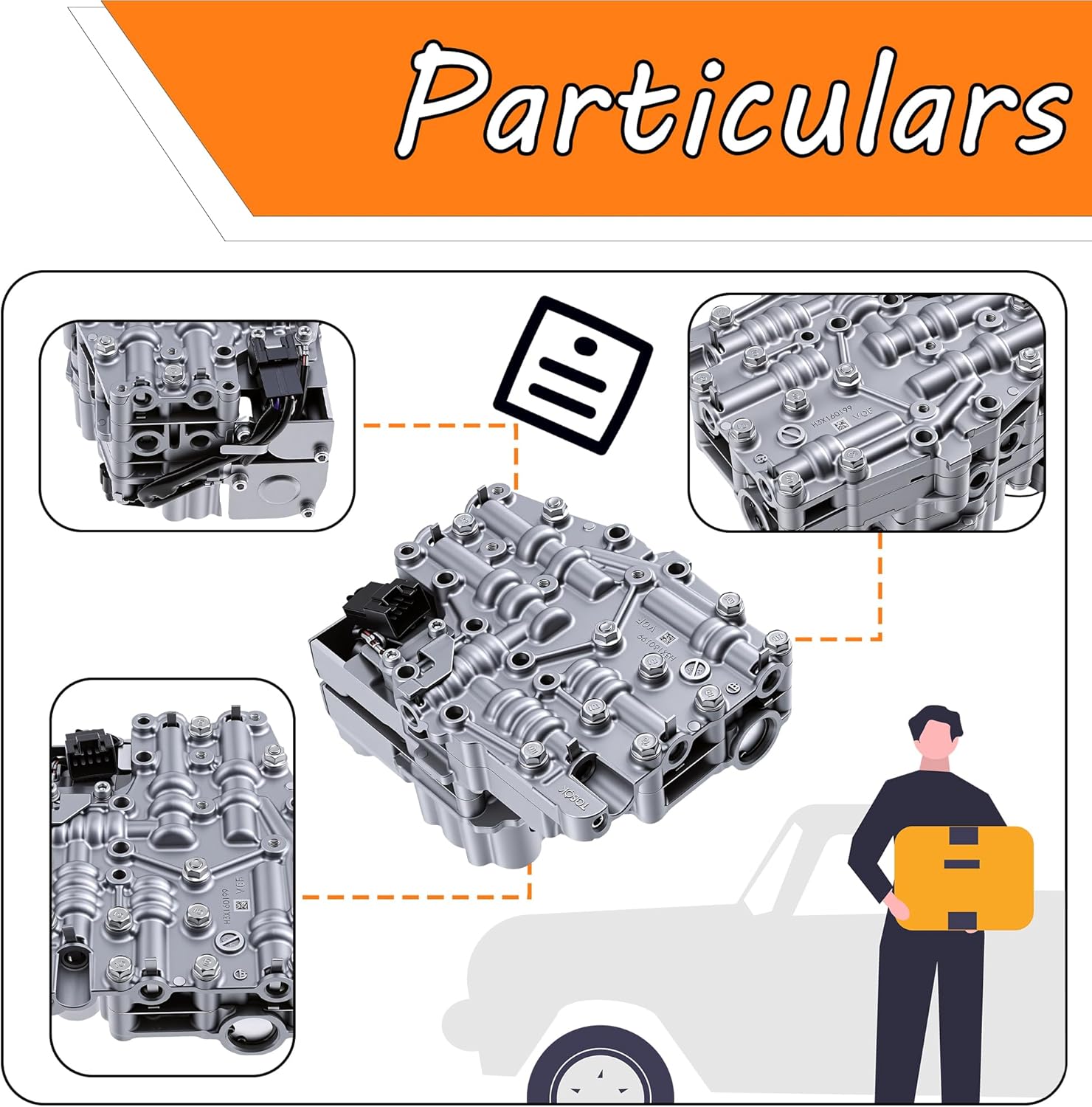 TR580 CVT Transmission Valve Body Compatible for Subar-u Outback Impreza 2.5L Replace# 31825AA050