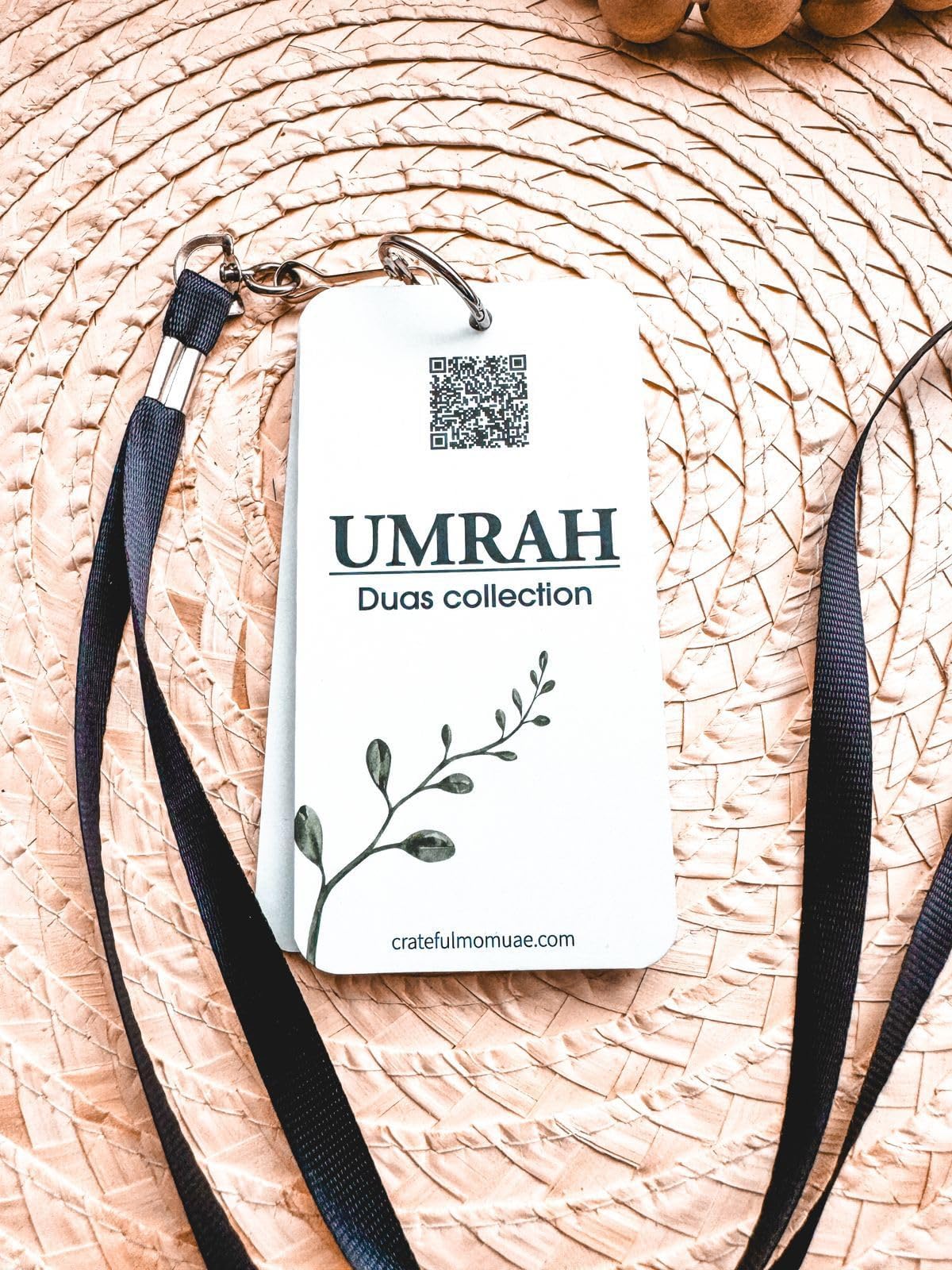 Generic Umrah Dua Cards: Religious, 17 Cards, 6cm x 11cm, Adult, Simple & Elegant