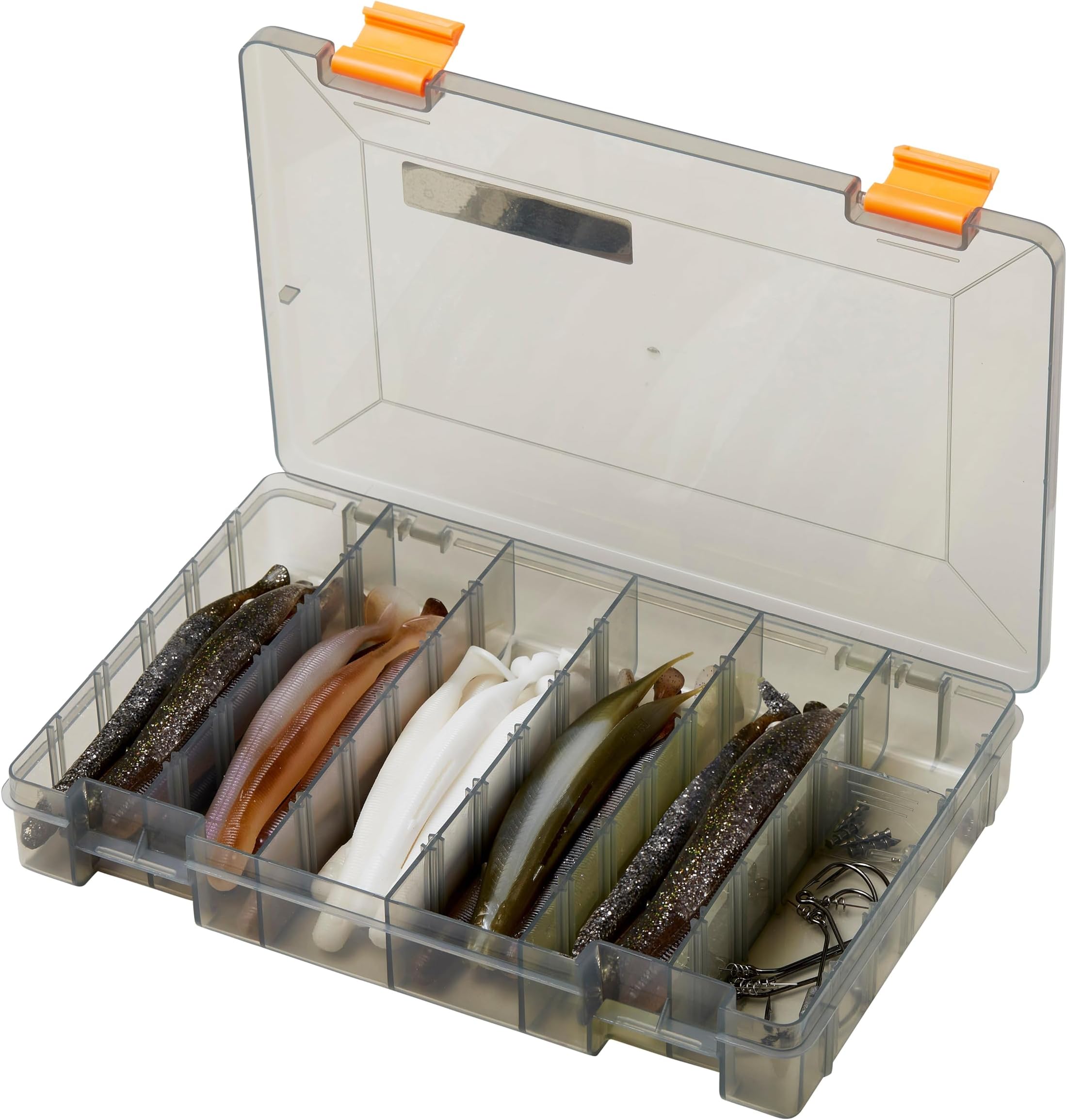 Gravity Stick Kit - 49 Piece Slim-Profile, Long Casting Range of Soft Lures, Silver