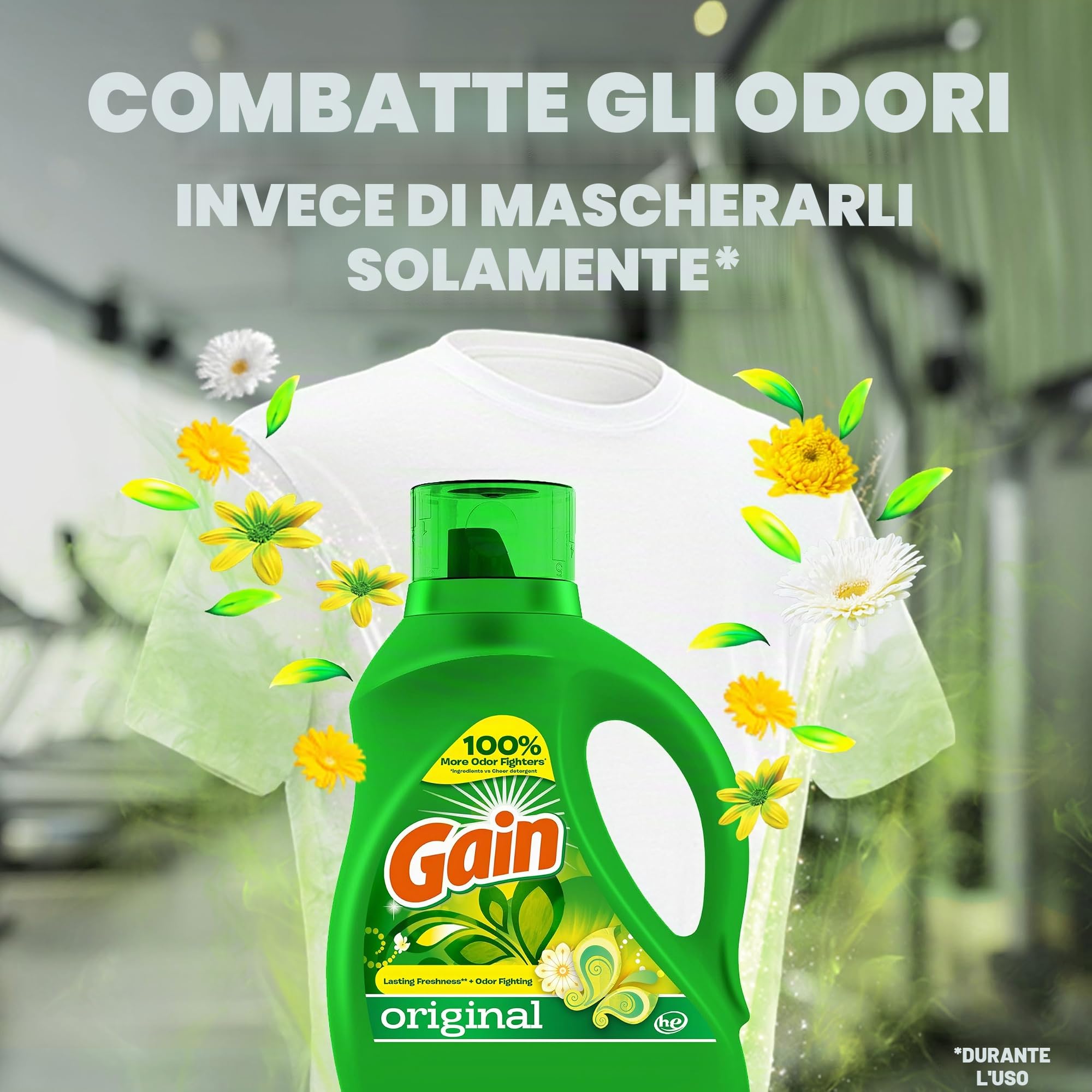 Gain Liquid Detergent, 32 loads, 1.417,5 gram