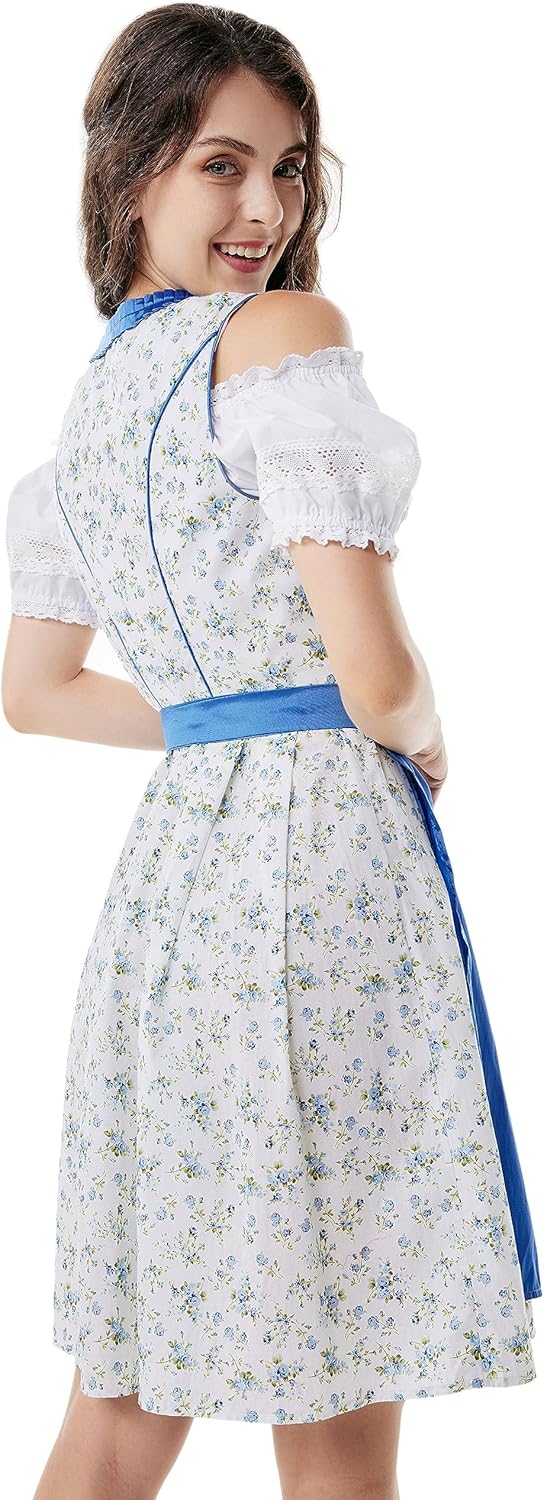 Scarlet Darkness Oktoberfest Carnival Costumes for Women German Dirndl Cosplay Dress - Image 5