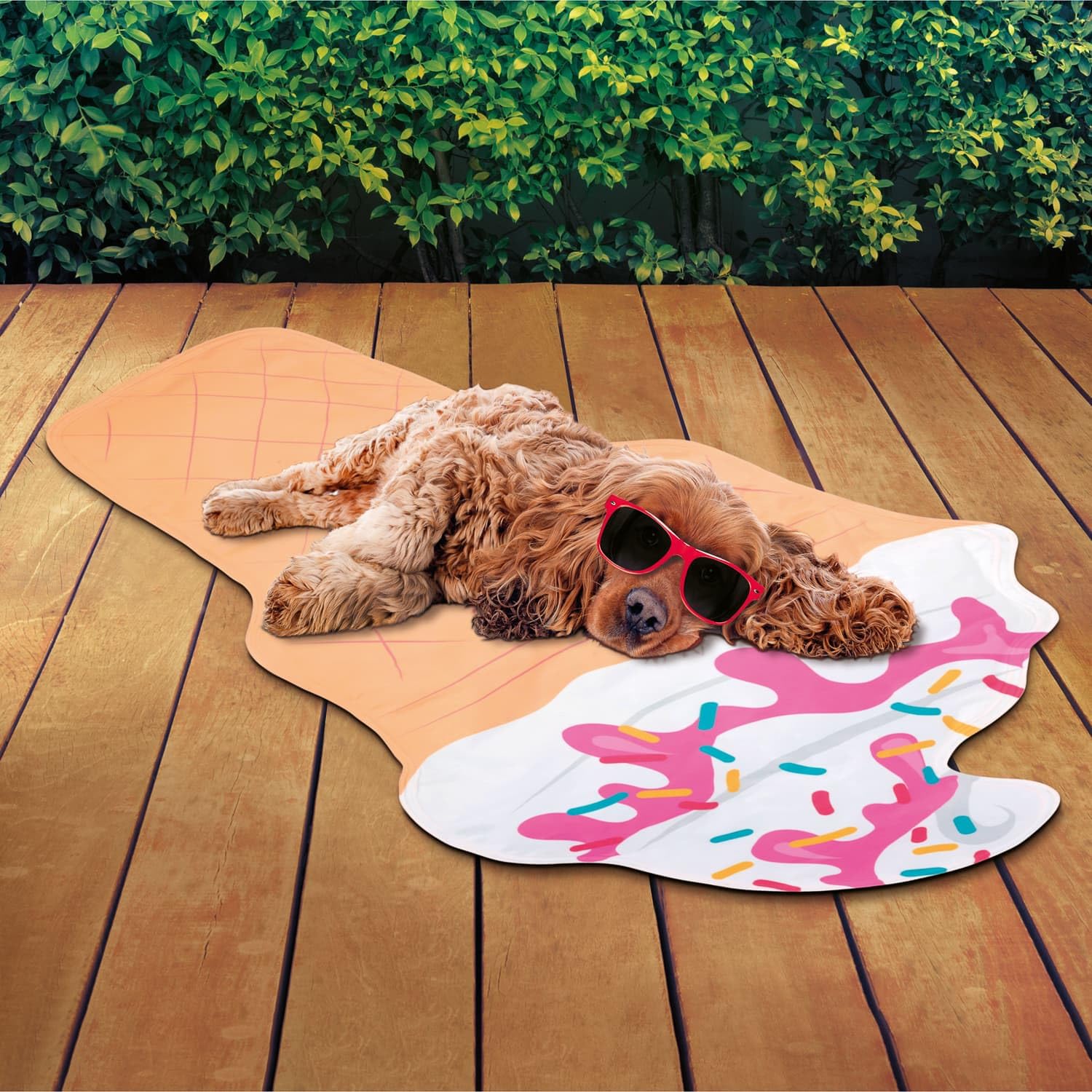 BargainsMania Pet Cooling Mat - Ice Lolly - Keep Your Dog Cool During The Summer Months With This Cooling Mat - Safe and Non-Toxic - Portable and Foldable