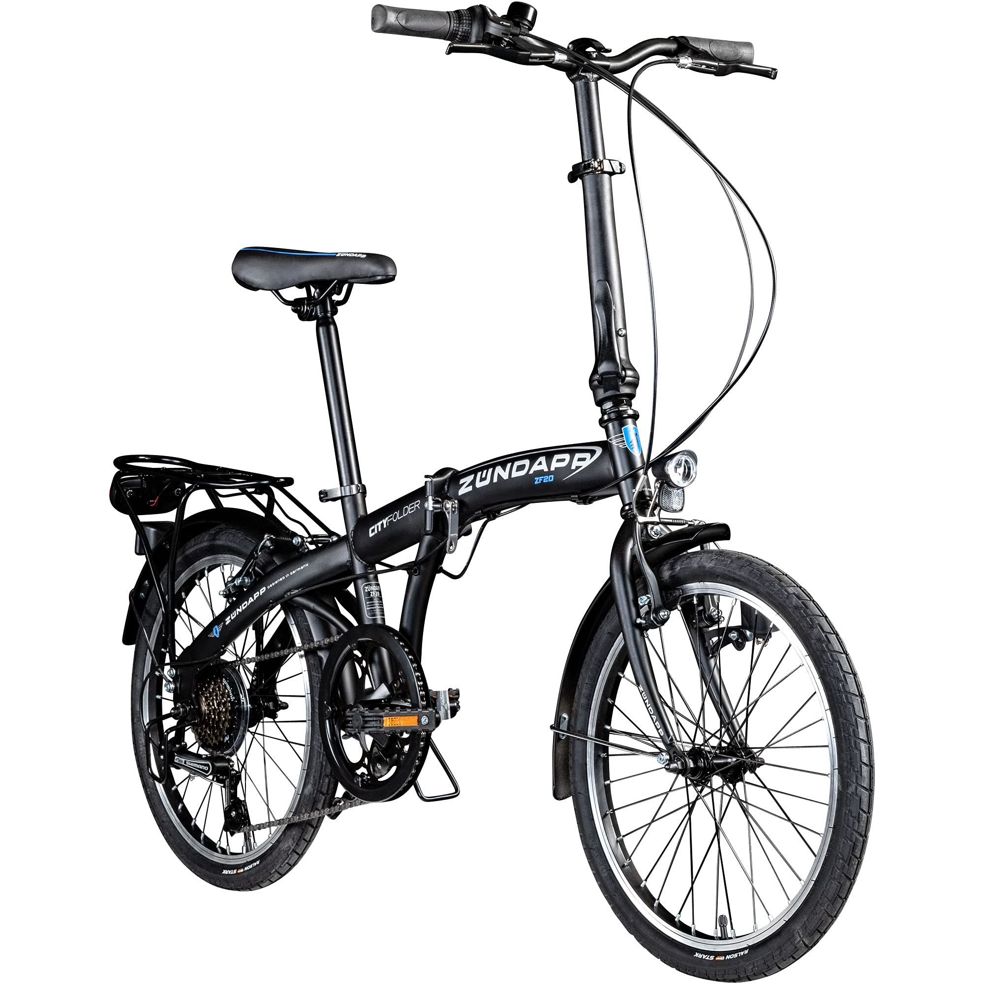 ZÜNDAPP ZF20 Klappfahrrad 20 Zoll Speed Folder Fahrrad Urban Bike