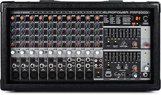 Behringer EUROPOWER PMP2000D 2000 Watt 14-Kanal-Powermixer mit Klark Teknik Multi-FX-Prozessor und Wireless-Option