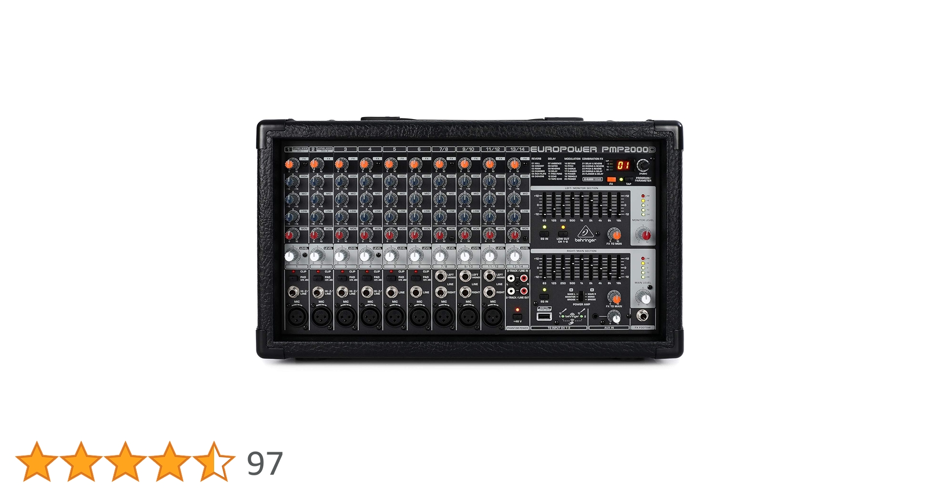 配信機器・PA機器・レコーディング機器 Behringer EUROPOWER PMP2000 Behringer | Product | PMP2000
