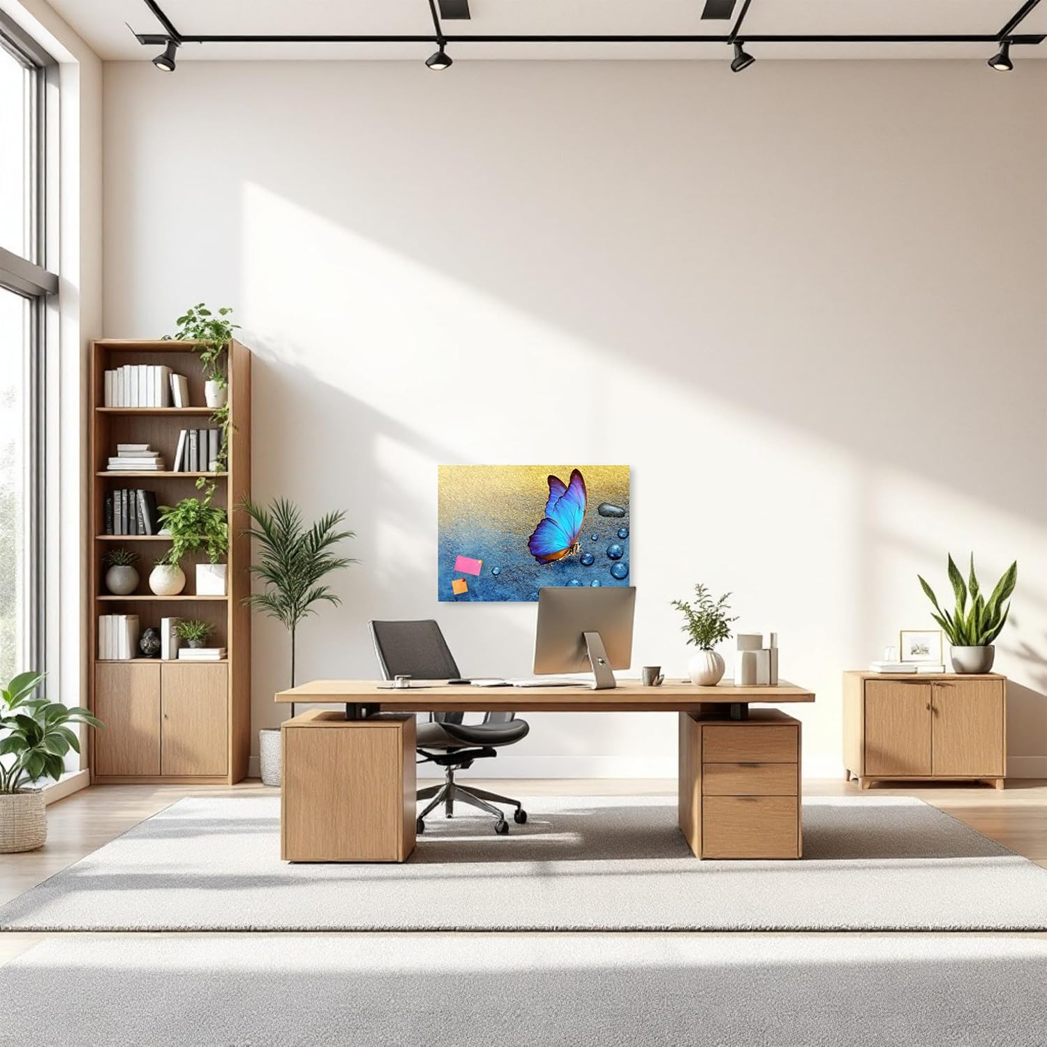 Wall Planner Whiteboard, Magnetic Dry-Erase Board for Home Office, 24x16 (60x40cm)