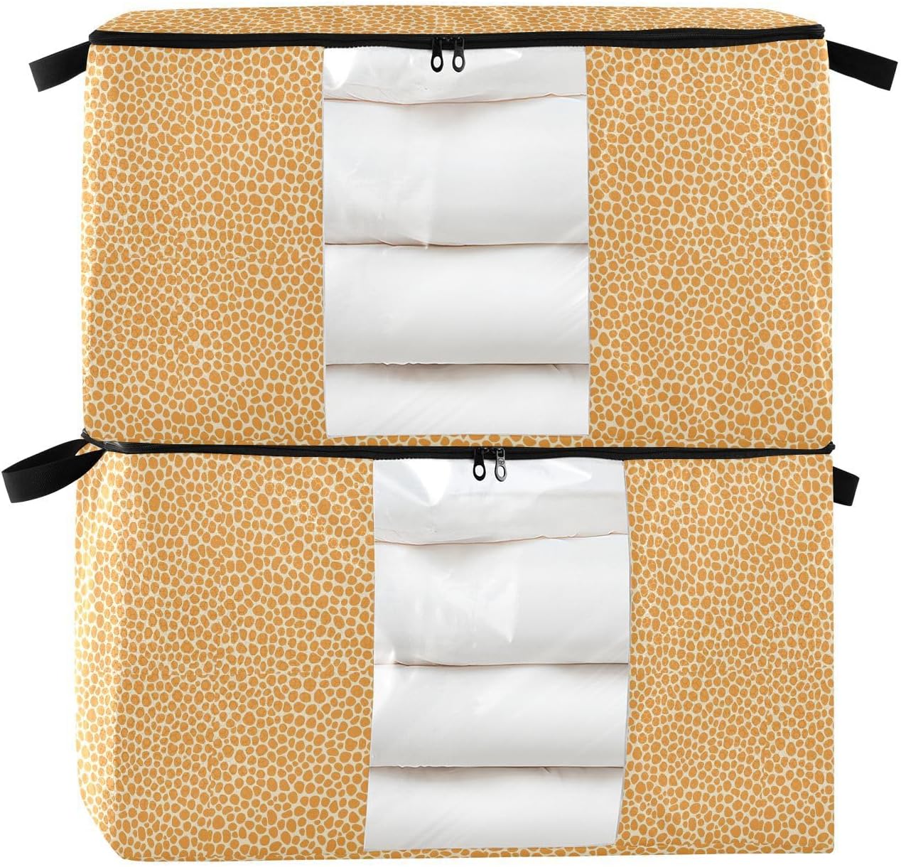95 L 2 Pack Under Bed Organizer Stackable Luxury Gold Rose Butterfly Line Art Black Closet Organizers And Storage Drawers Foldable Clothes Bins With Lids Clothes Storage M
