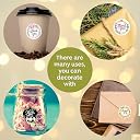 500 Pieces Round Multi Designs Thank You Floor Stickers for Small Business, Vinyl, 2.5 cm * 2.5 cm (Thank You Sticker), Self-Adhesive | Multi - Colour | Pack of 2 gallery image