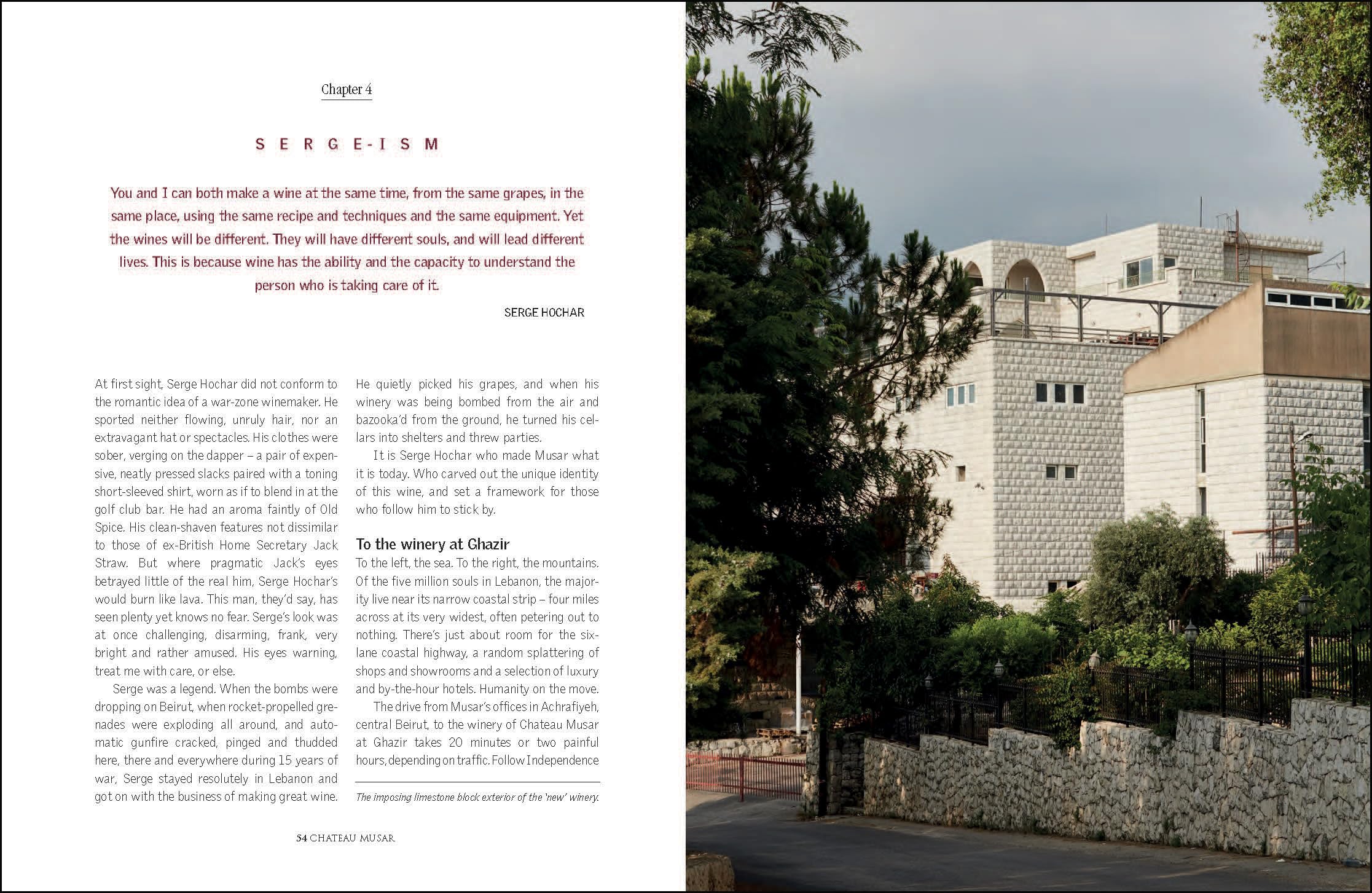 Chateau Musar /anglais