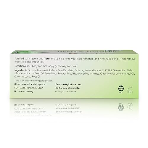 Miniatura 2 de Himalaya Purifying Neem  Cúrcuma - Barra limpiadora de neem y cúrcuma jabón facial y corporal para una piel suave transparente y libre de acné 441