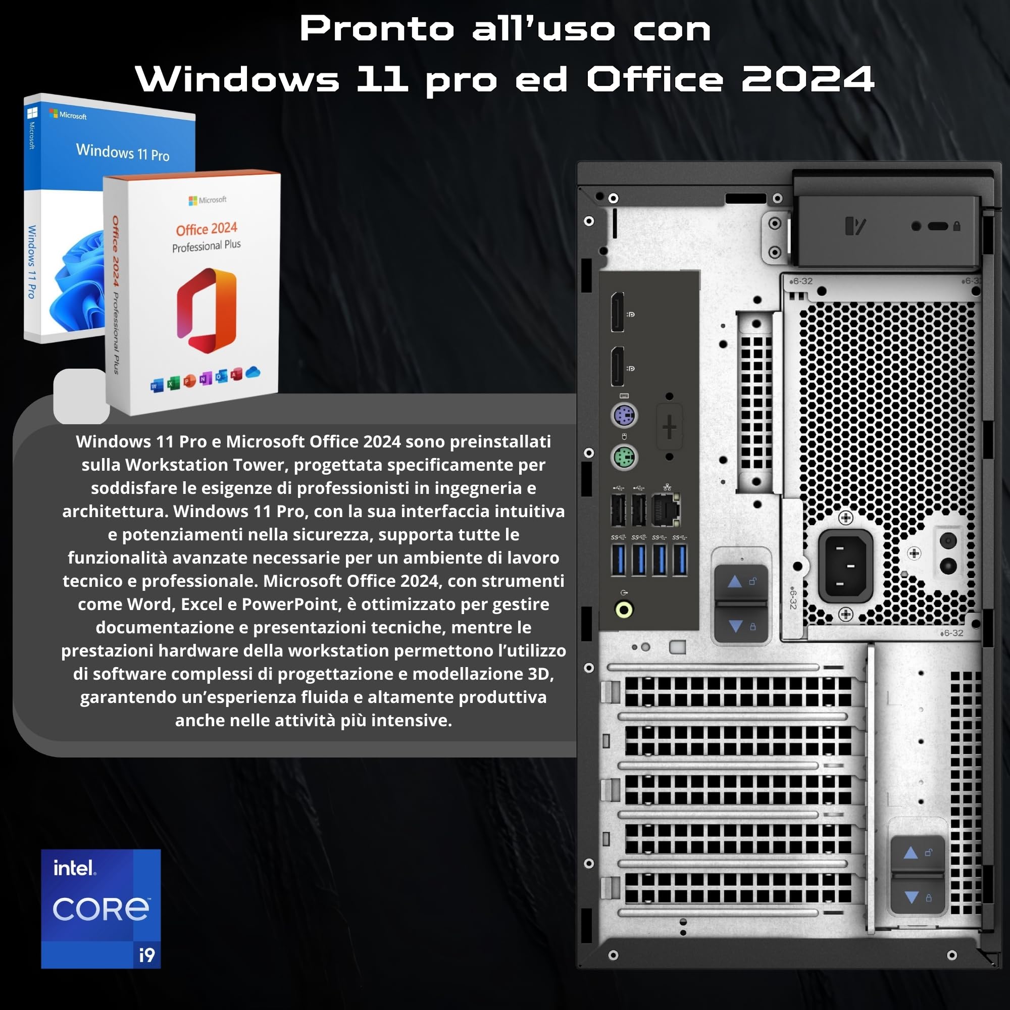Computers Parts Computer fisso Precision 3640 Workstation PC