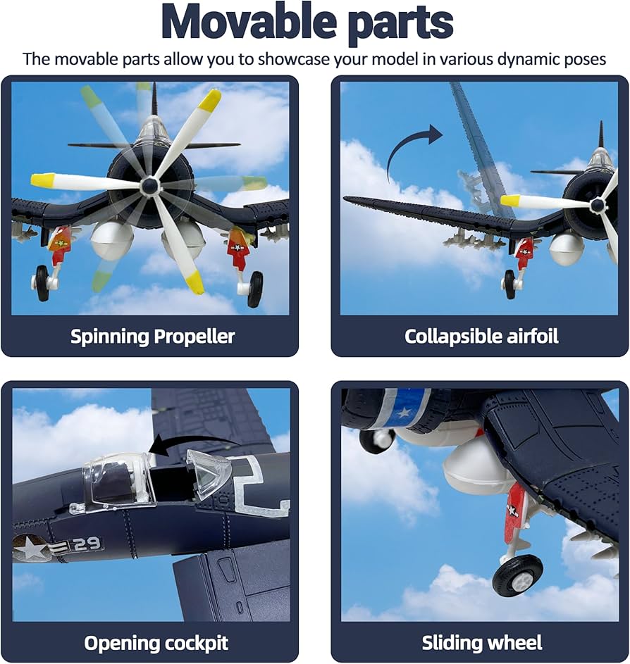 Amazon | TKXOX F4U コルセアモデルキット 1:48 プラスチック戦闘機