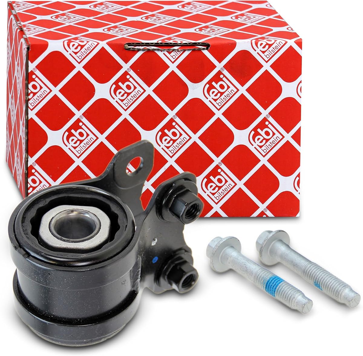 febi bilstein 32418 Kit de bujes de brazo de control con tornillos de fijación, paquete de uno