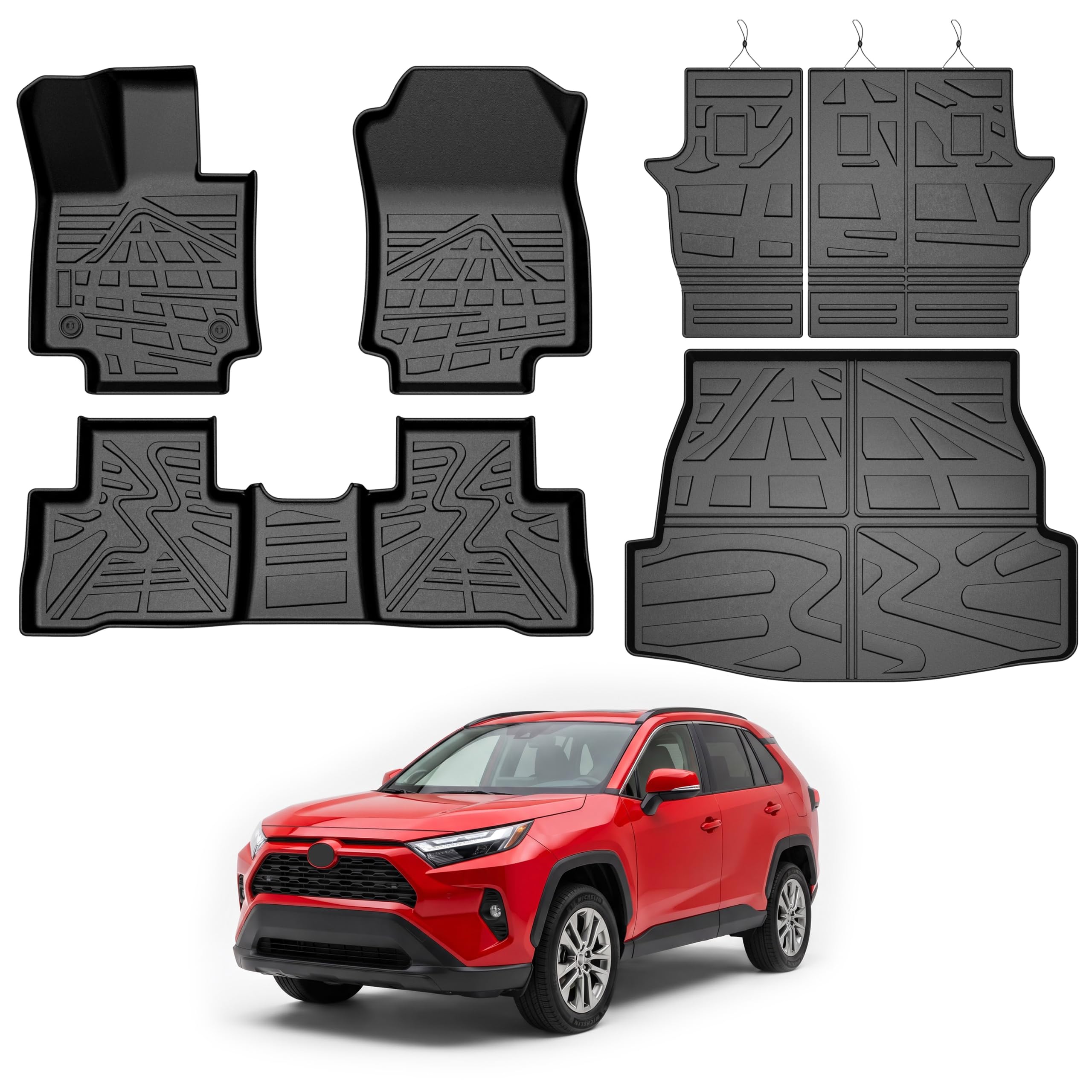 Floor Mats for 2019-2025 Toyota RAV4 Hybrid & Gas