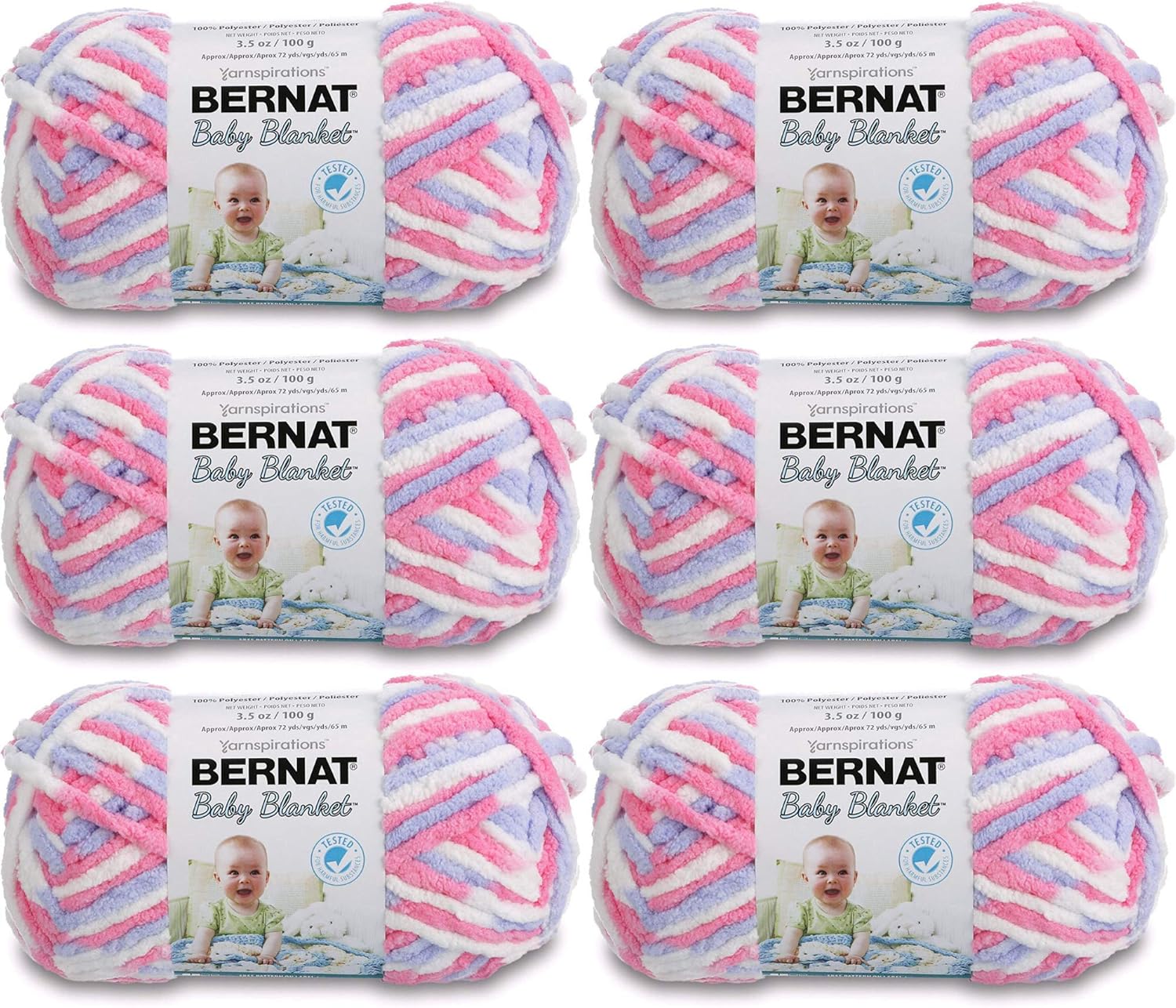 Arts, Crafts & Sewing Arts Baby Pink 1611033200 3Pack Bernat Baby