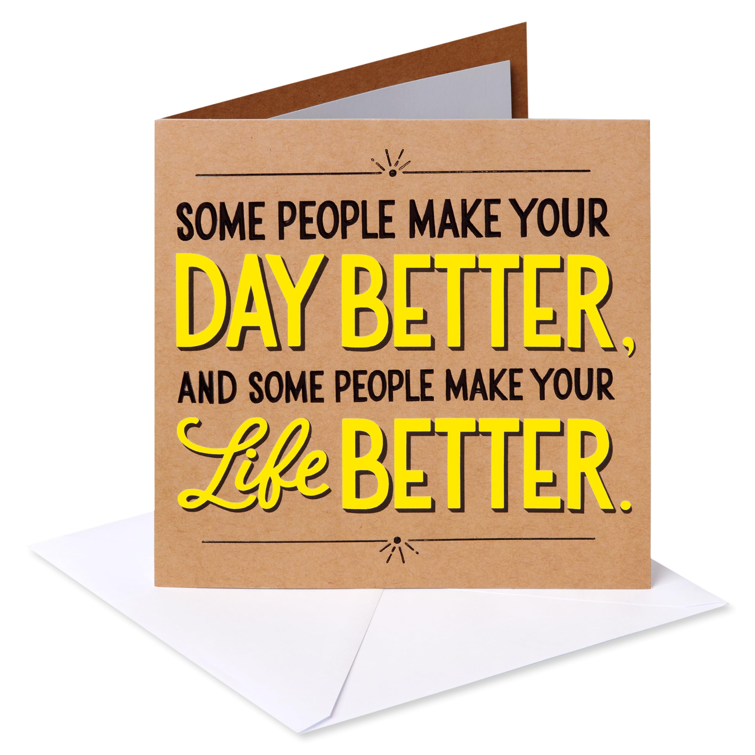 American Greetings Thank You Card (Day Better)
