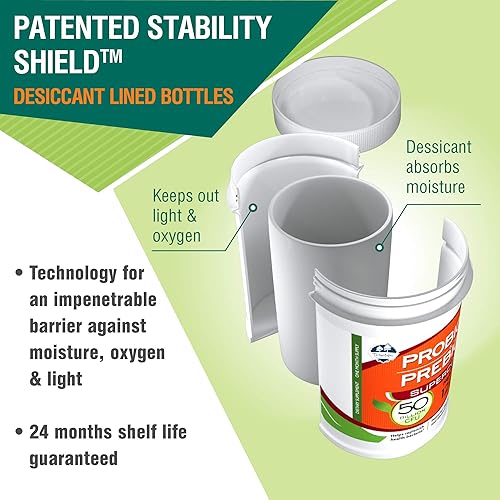 Miniatura 5 de Suplemento prebiótico y probiótico de 50 mil millones de UFC para mujeres y hombres, 12 cepas para apoyo inmunológico diario y salud digestiva, 30