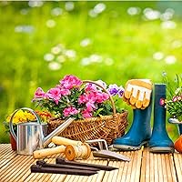 Vista 6 de Mudder Estacas de plástico para el suelo, estacas de plástico para bordes de paisaje, picos de anclaje marrones para bordes, tablero de terraza