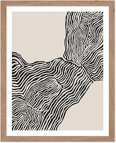 Miniatura 28 de Monem Art - Póster de formas aleatorias, impresión geométrica retro, arte abstracto, arte moderno de mediados de siglo, arte en blanco y negro, arte