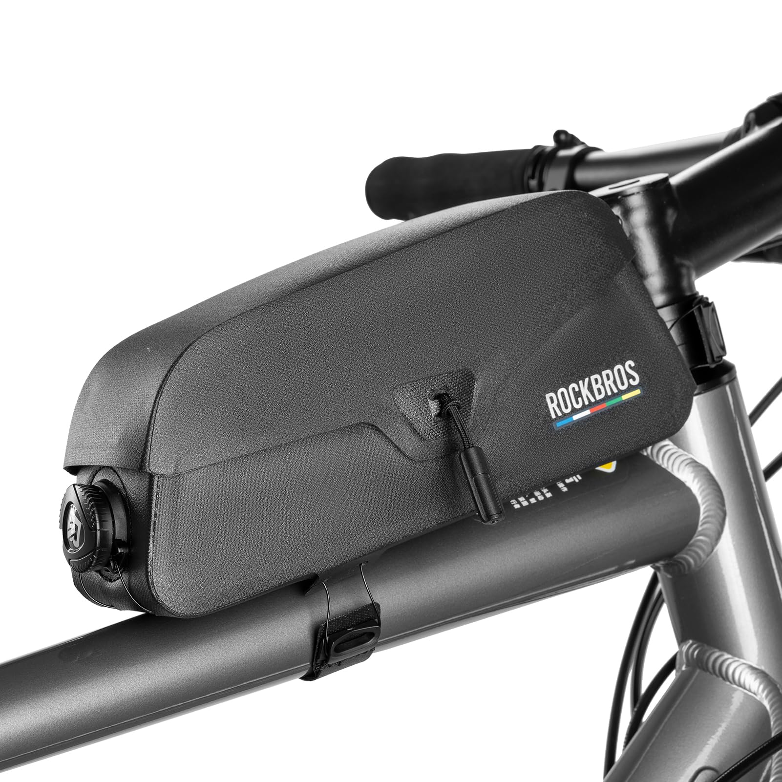 新品 ROCKBROS フレームバッグ 自転車 防水 ホワイト 多機能収納バッグ 新品 ROCKBROS 自転車 フレームバッグ ホワイト防水・大容量