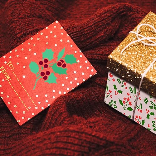 Miniatura 7 de FINGERINSPIRE 3 plantillas temáticas de Navidad de 11.7 x 8.3 pulgadas, plantillas de pintura de guirnalda de bayas de plástico, plantillas de