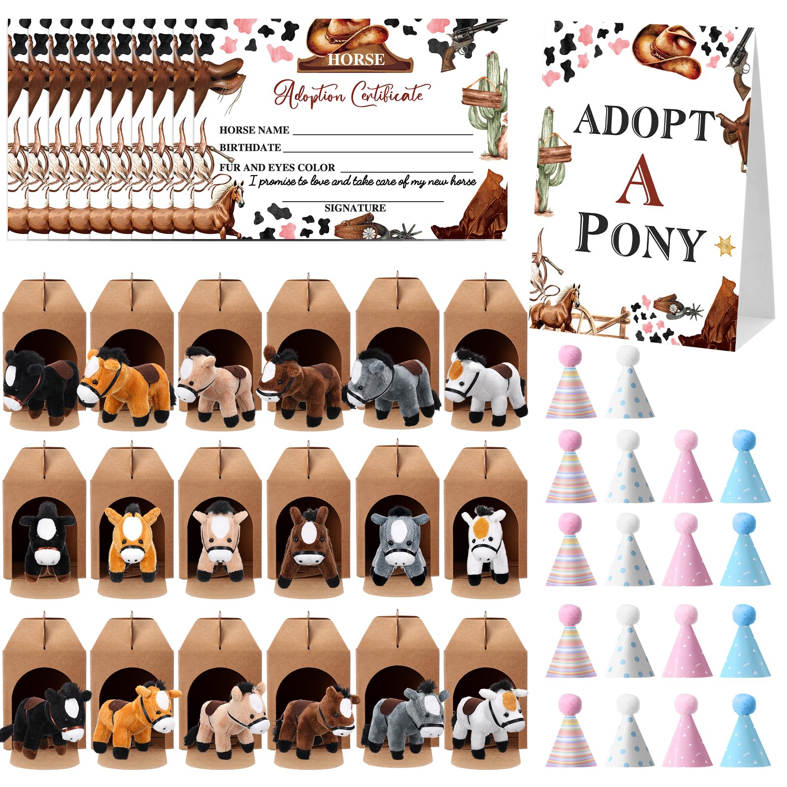 Jiytivity 38 Pcs Adopt A Puppy Favors Include 12 Foldable