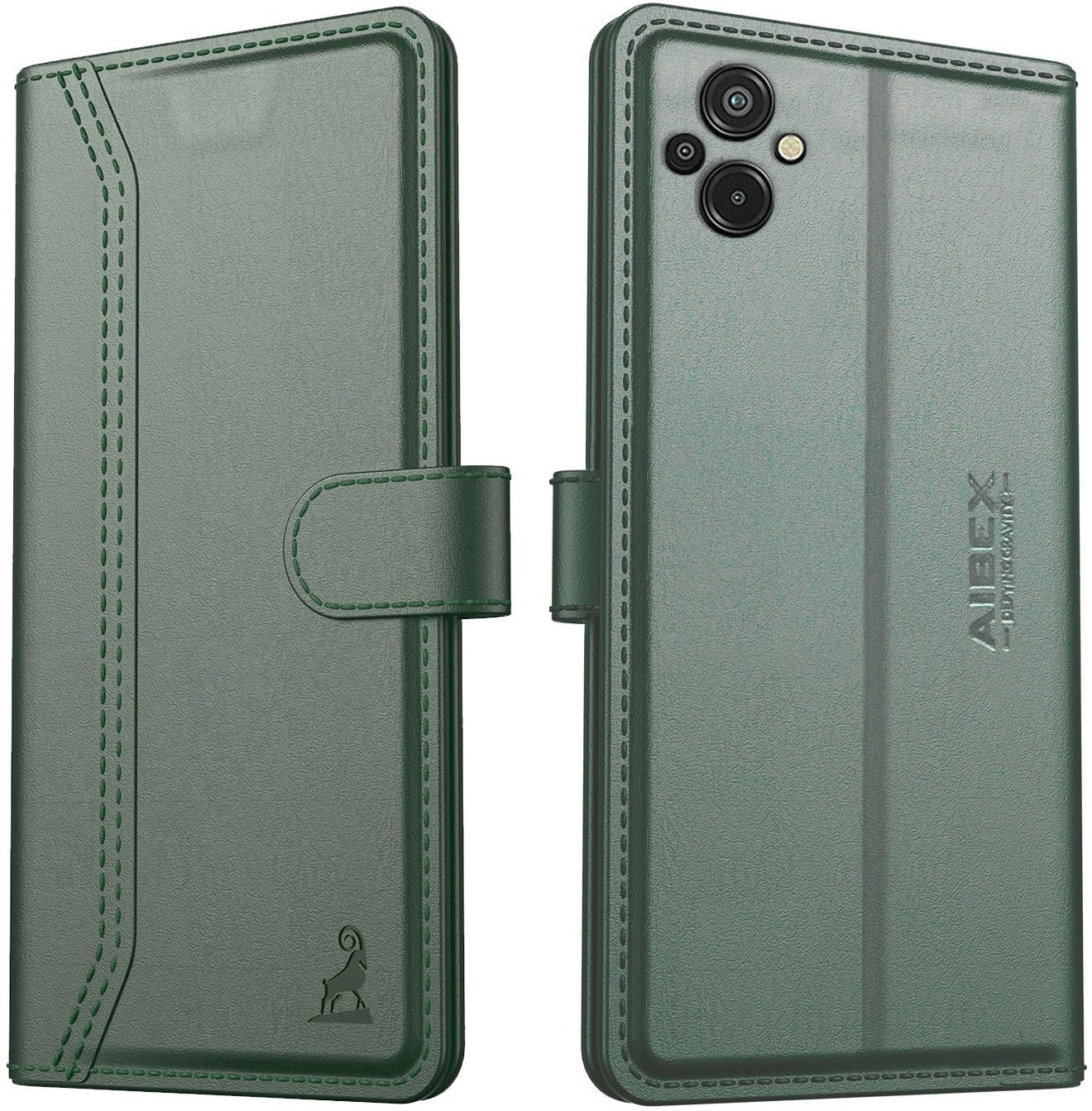 AIBEX ® Xiaomi Redmi 11 Prime 4G Flip Cover Leather Finish | Inside TPU with Card Pockets | Wallet Stand | Complete Protection Flip Case Green (B0BHVRKSY4) Amazon Price History, Amazon Price Tracker