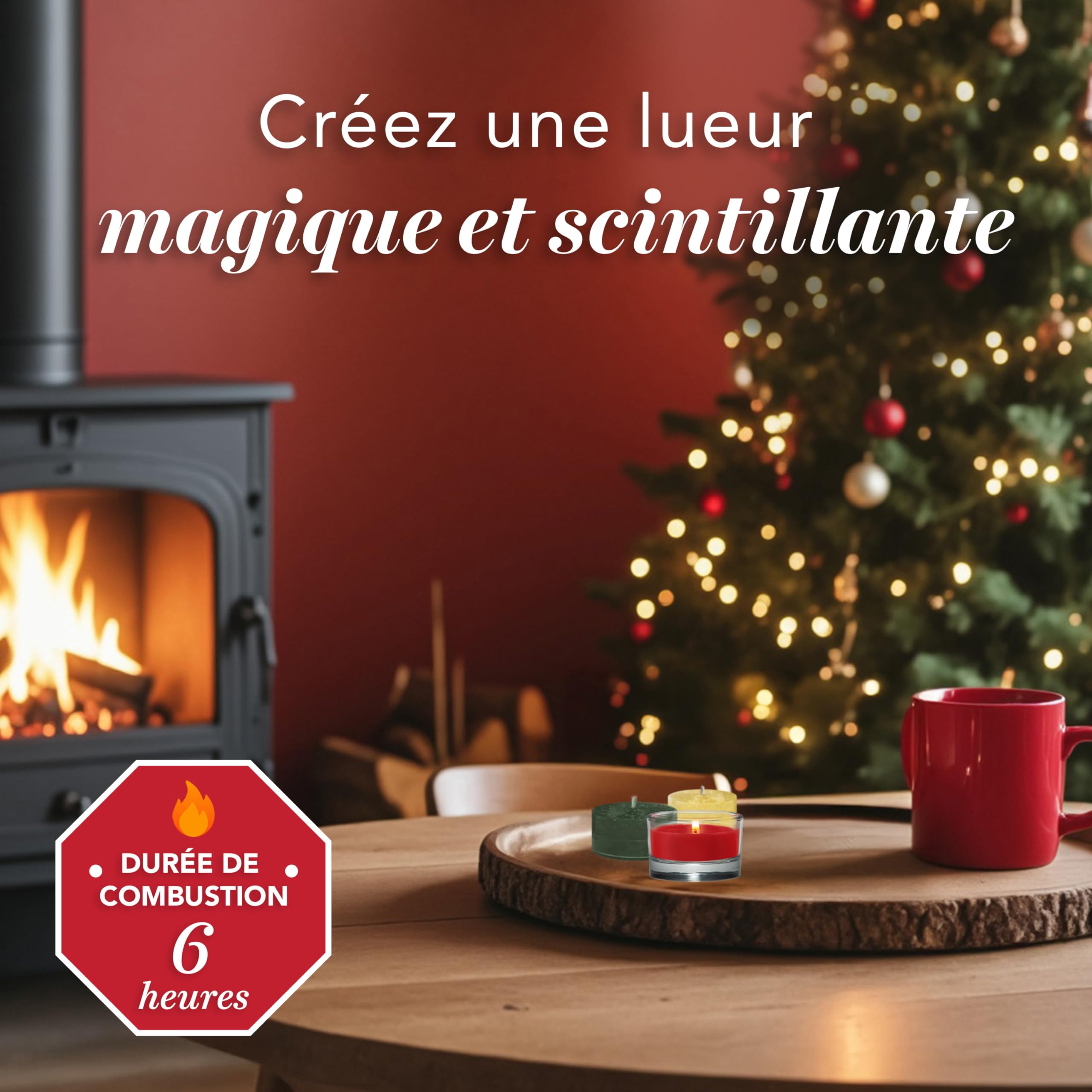 Yankee Candle Calendrier de l'Avent 2025 avec couronne | Coffret cadeau de bougies parfumées | 24 bougies chauffe-plat parfumées et 1 photophore | Cadeaux pour femme