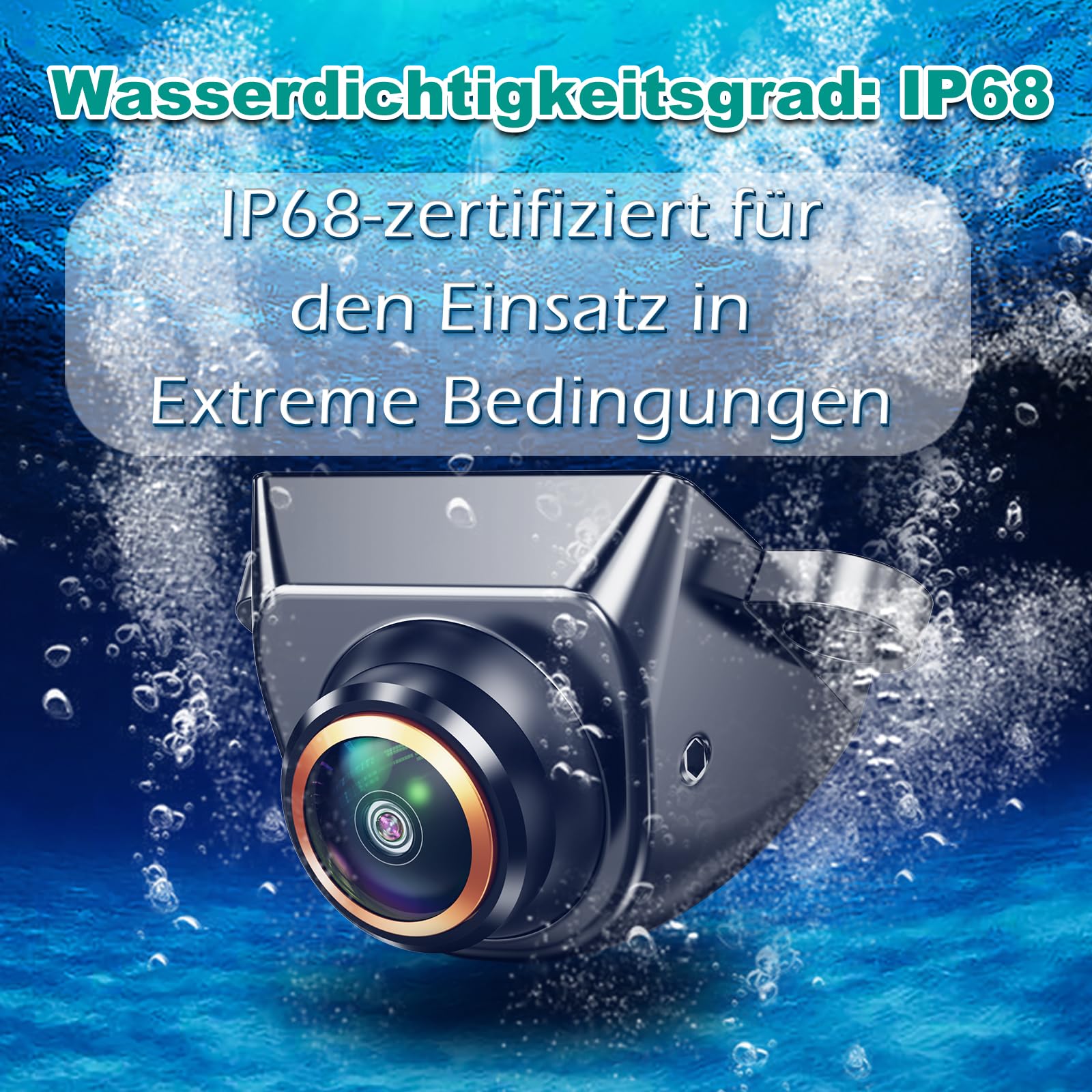 GreenYi AHD 1080P Rückfahrkamera Funktioniert nur mit Monitoren und Radio, die das AHD 1080P Videosignal Unterstützen, 170 Grad Betrachtungswinkel Rückfahr-/Front-/Seitenansichtskamera
