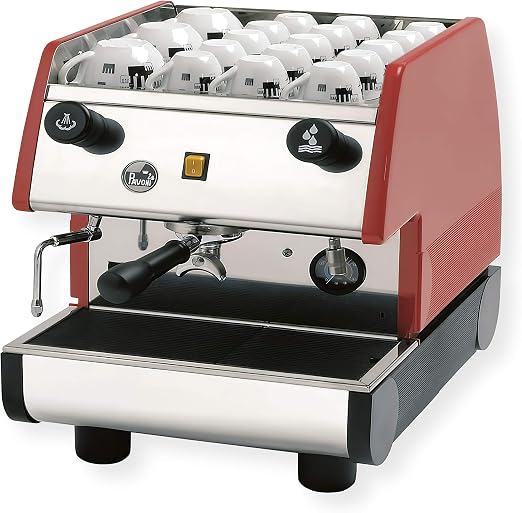 Amazon.com: La Pavoni Pub 1em-r – 1 Grupo Comercial Espresso Cappuccino  Machine, pour-in. Rojo : Hogar y Cocina