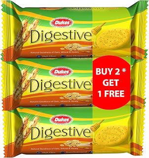 Dukes Digestive - Natural Goodness Of Oats, Wheat, And Honey (Buy 2 Get 1 Free - 300 Gram) - Wheat, Honey, Natural, Biscui... Price In India