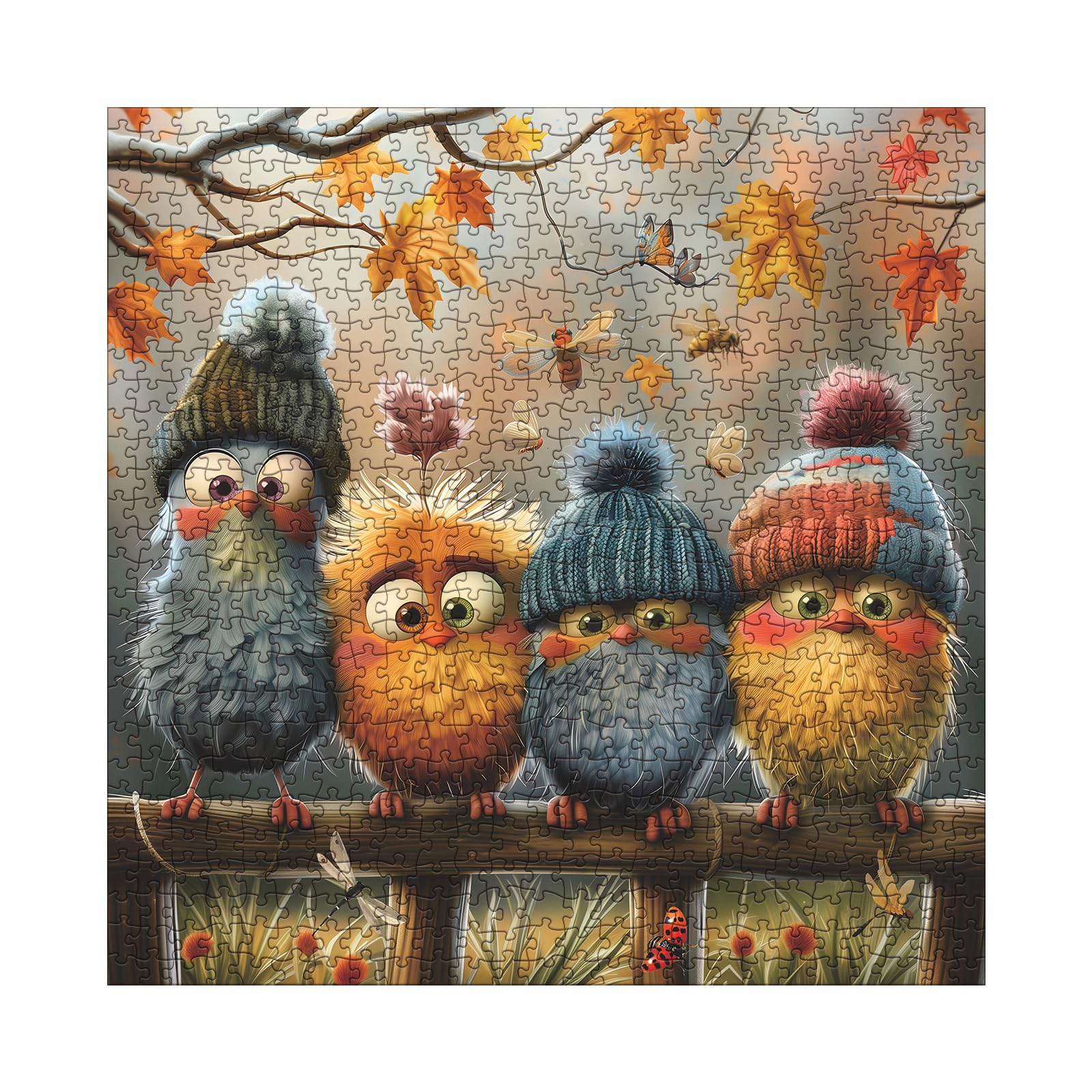 Amazon.com: Autumn Bird Puzzles for Adults 1000 Piece Nature