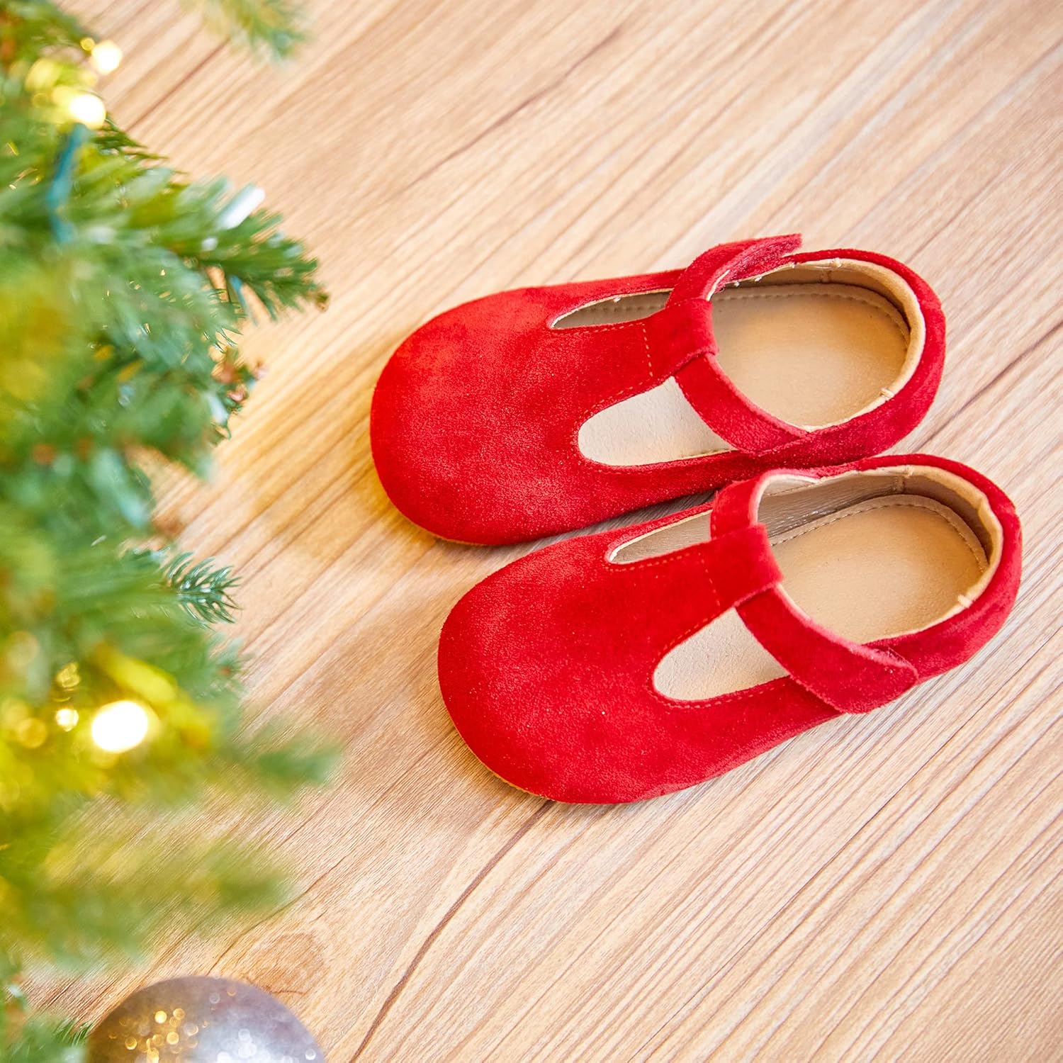 Otter MOMO Toddler Little Girls Oxford Shoes Mary Jane Flat T-Strap School Uniform Party Dress Shoes - Image 3