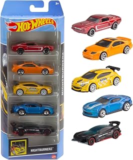Hot Wheels Snow Patrol 5-Pack Diecast Cars - Assorted 1:64 Scale Vehicles for Tracks & Kids Age 3+