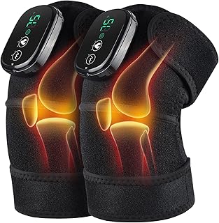 ERHIVORA Knee Massager for Circulation, Knee Heating Pad for Arthritis with Massage, Heated Knee Massager with Heat and Vibration