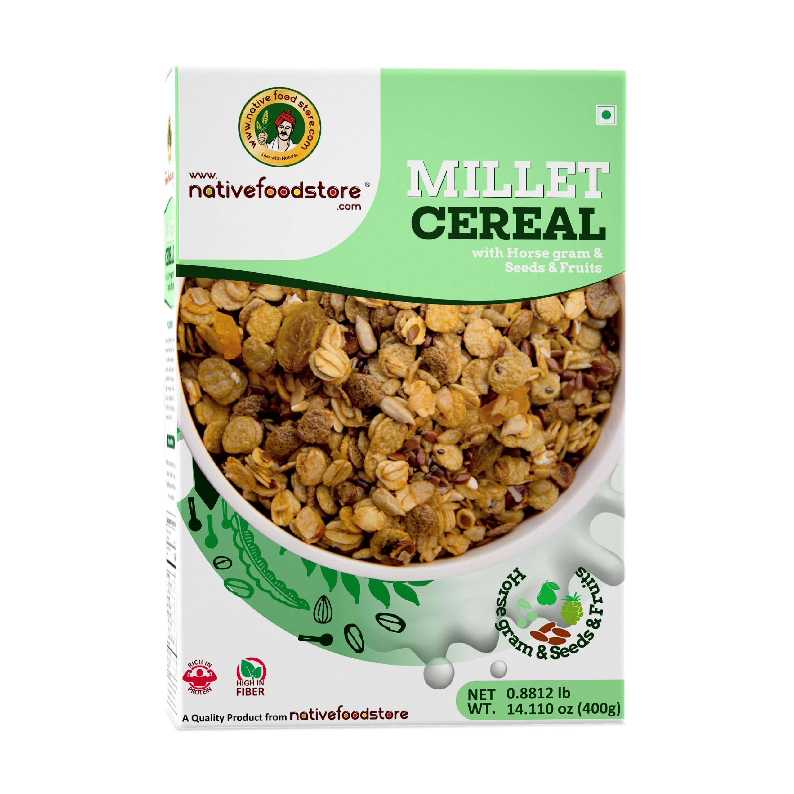 See full amazon price history chart for Nativefoodstore Millet Muesli Millet Muesli (Horsegram Seeds and Fruits) - 400gms Nativefoodstore Millet Muesli Millet Muesli (Horsegram Seeds and Fruits) - 400gms (B08RBMQ8VM) Amazon Price History, Amazon Price Tracker