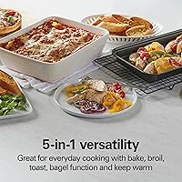 Vista 3 de Hamilton Beach 4-Slice Toaster Oven with 5 Cooking Modes (Bake, Broil, Keep Warm Toast & Bagel) with Stay On & Auto Shutoff, 2 Rack Positions, 1100