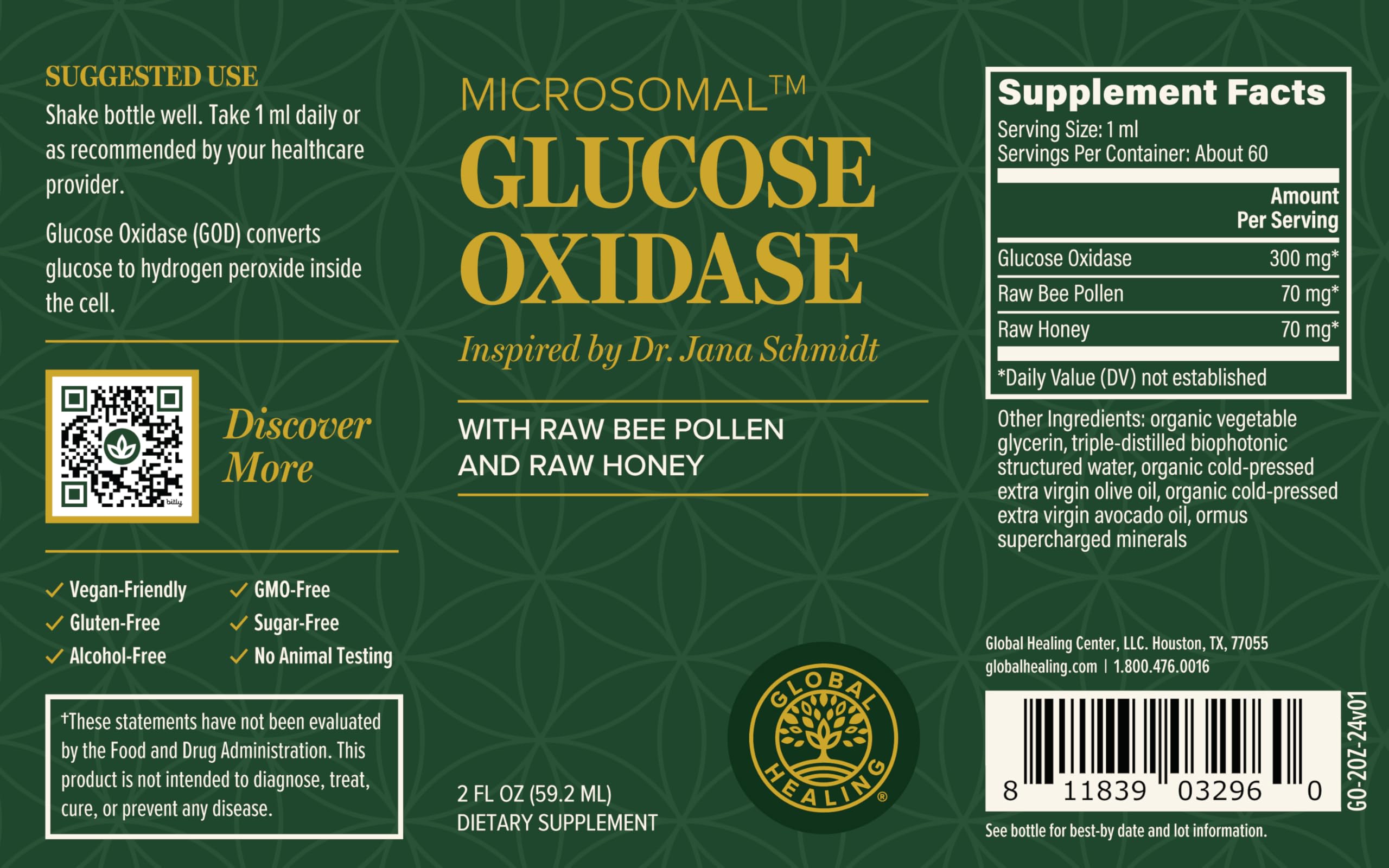 Global Healing Glucose Oxidase - 2 Fl Oz — Amazon image 3