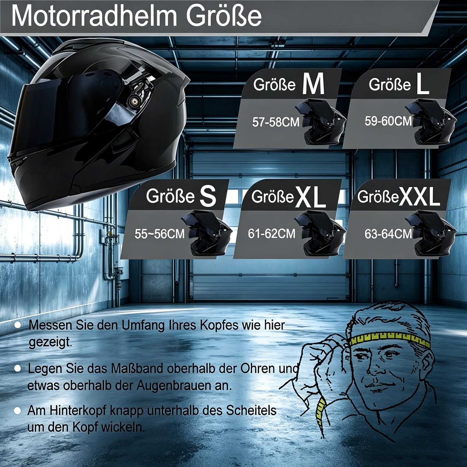 Kask Motocyklowy Szczękowy, [Aero Stratos] Uszczelnienie Akustyczne, ECE 22.06 DOT, Podwójna Wizjera dla Cruiser Street Bike