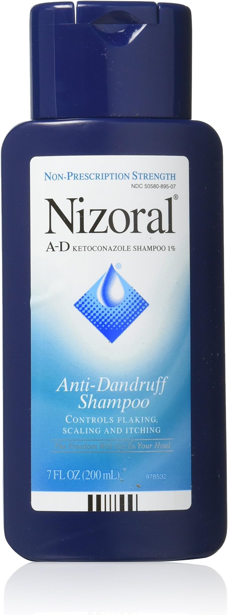 Nizoral AntiDandruff Shampoo, 7-Ounce Bottles (Pack of 2)