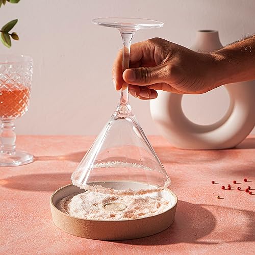 Miniatura 2 de Rimmer de sal de Margarita de cerámica con tapa – Cinco de Mayo Margarita Glass Rimmer – Accesorios de bar para el hogar para tajin y azúcar –