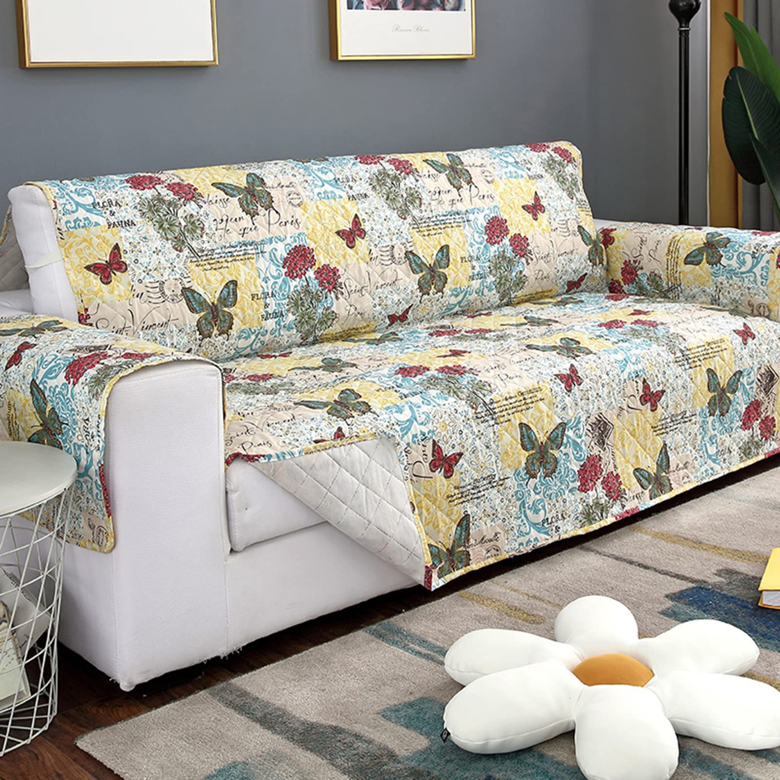 Amazon.com: High Stretch Sofa Covers Reversible Quilted Sofa